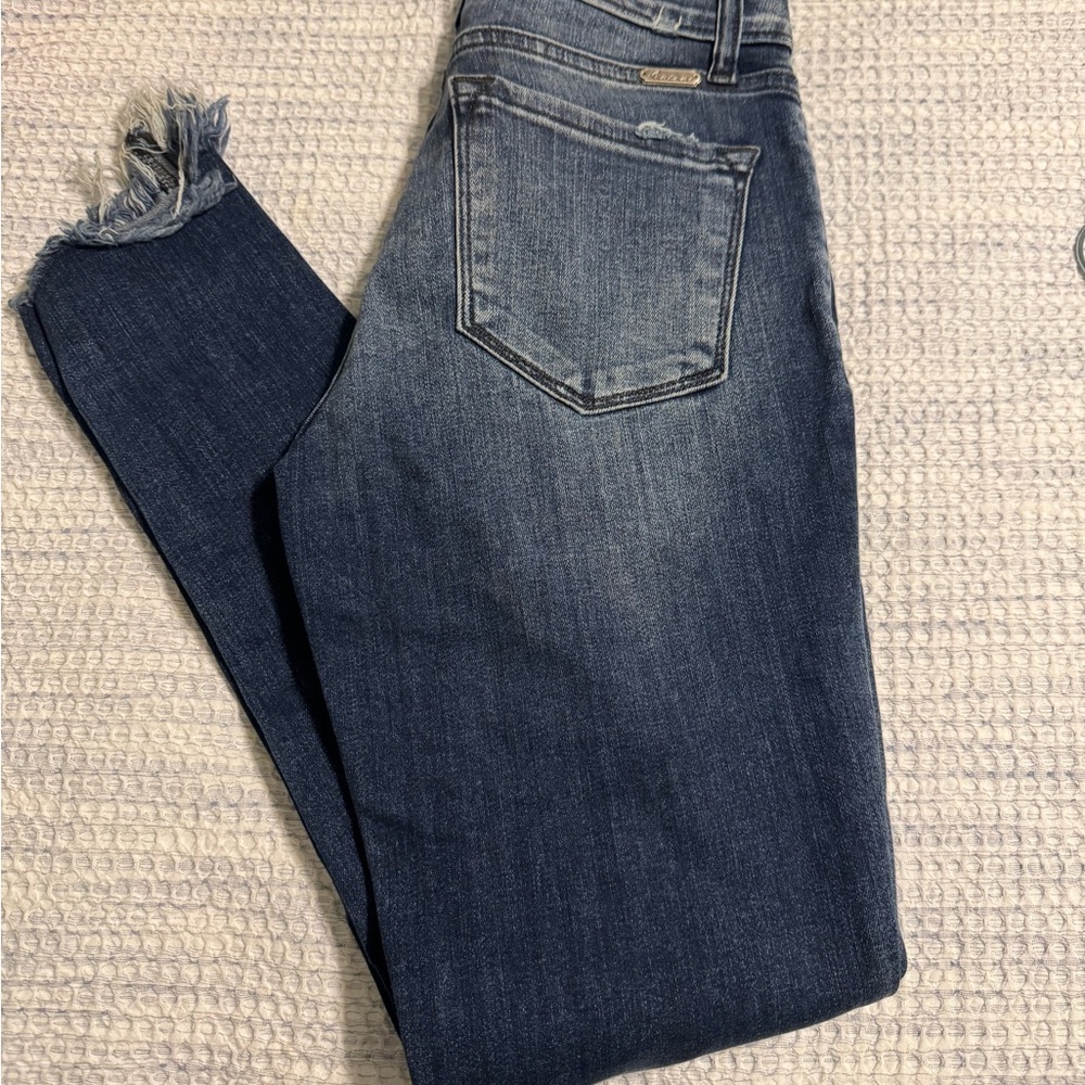 KanCan Dark Blue Ankle Jeans